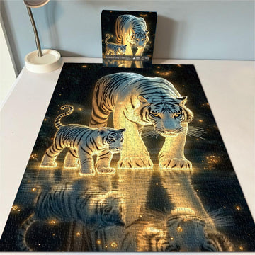 Mutter- und Cub -Puzzles 1000 Stücke